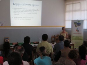 The presentation for the association, Lopatinec July, 9th